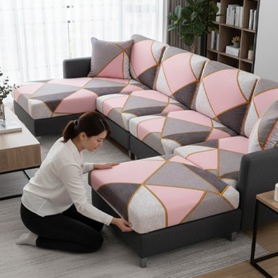 Housse canapé d'angle